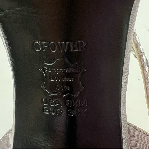 Touch of Nina Sliver Sparkle Heeled Sandals - Picture 9 of 10